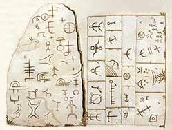 Экспедиция Палласа одной из первых занялась изучением пиктограмм — древнейшей письменности Евразии